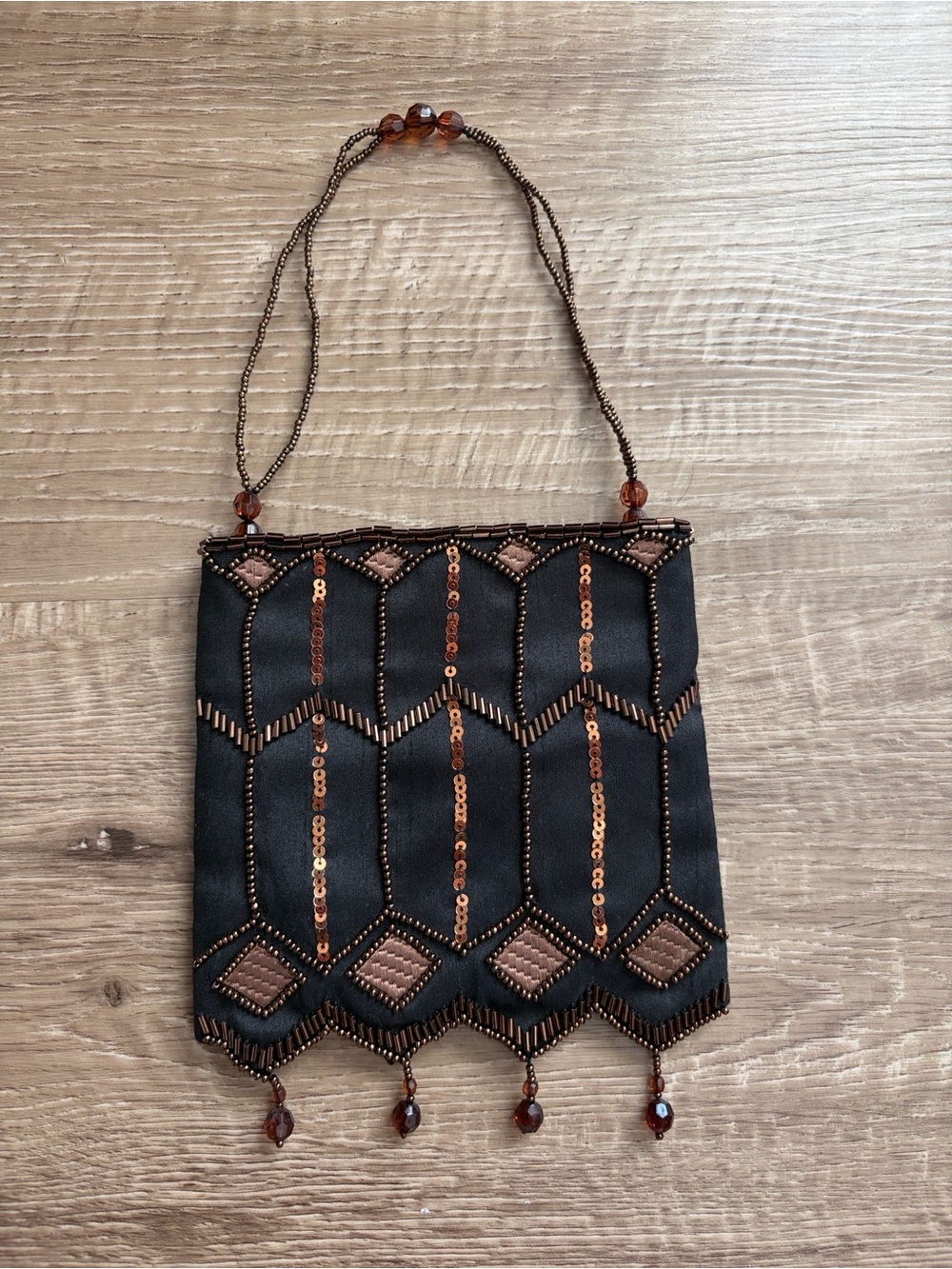 Vintage Principles beaded evening bag